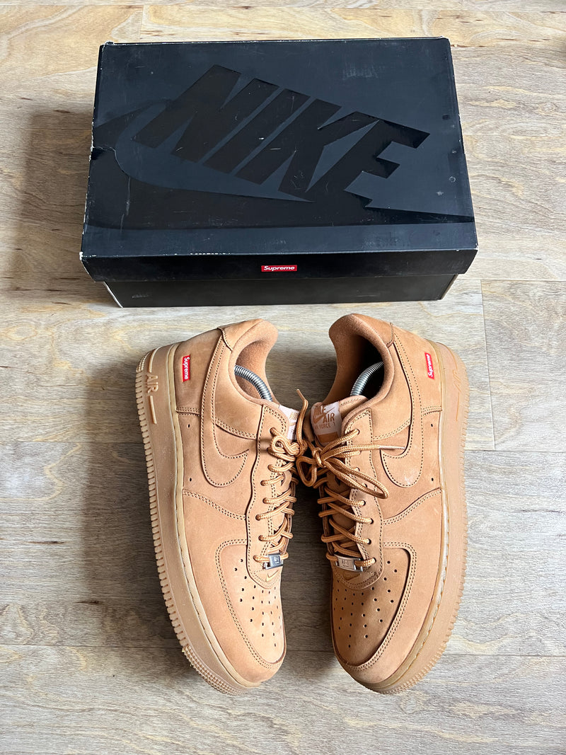Supreme X Nike Air Force 1 Low SP “Wheat” ~ UK9.5