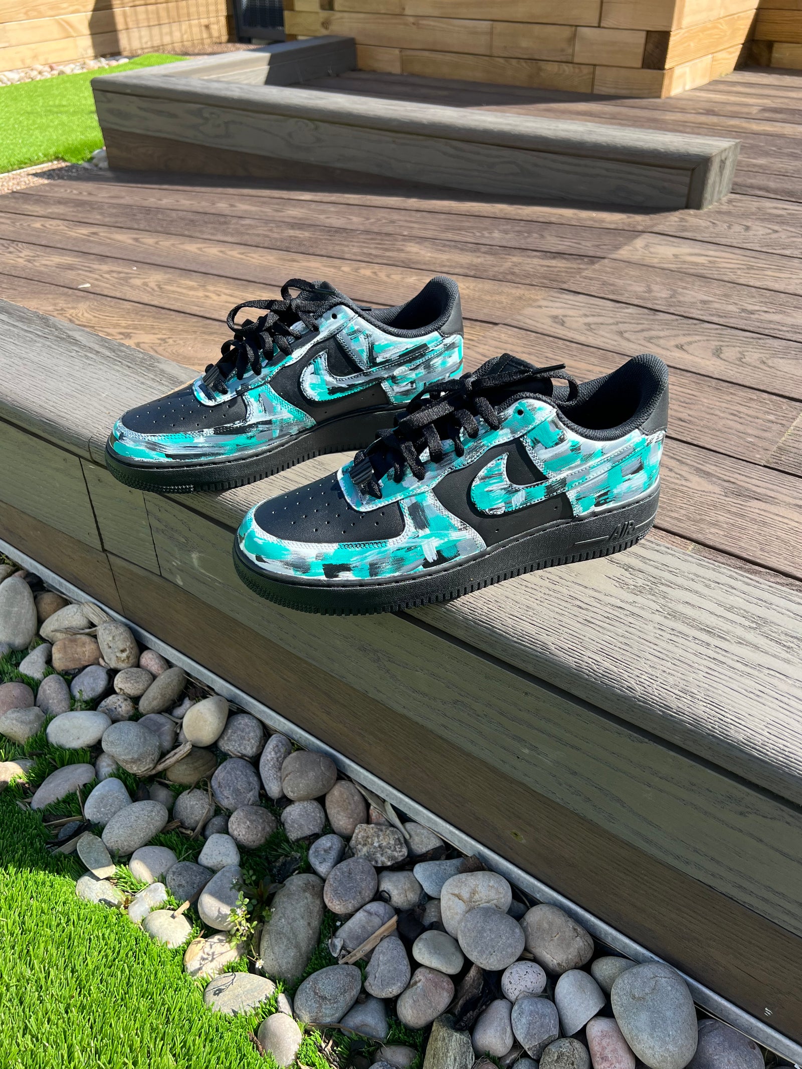 Miami Glitch Brush Stroke Nike Air Force 1