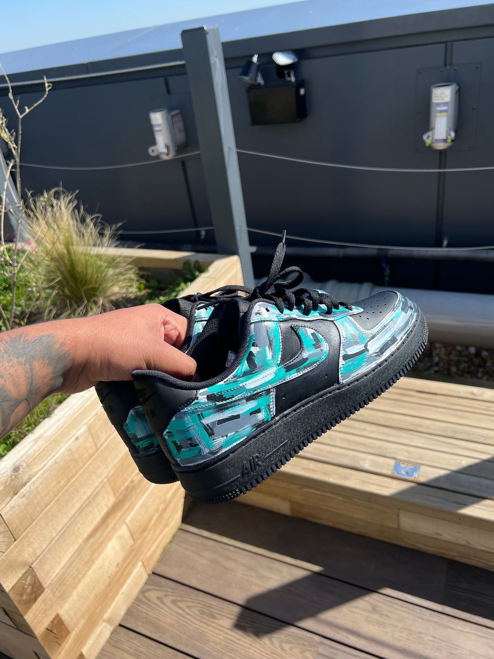 Miami Glitch Brush Stroke Nike Air Force 1