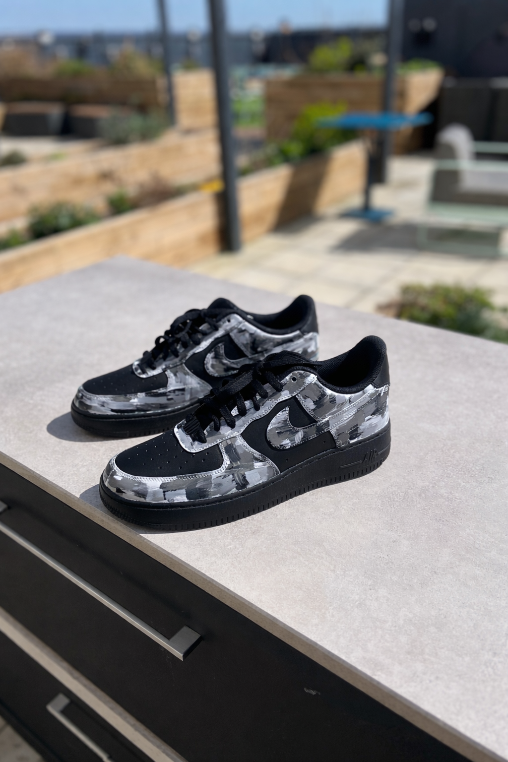 Miami Glitch Brush Stroke Nike Air Force 1