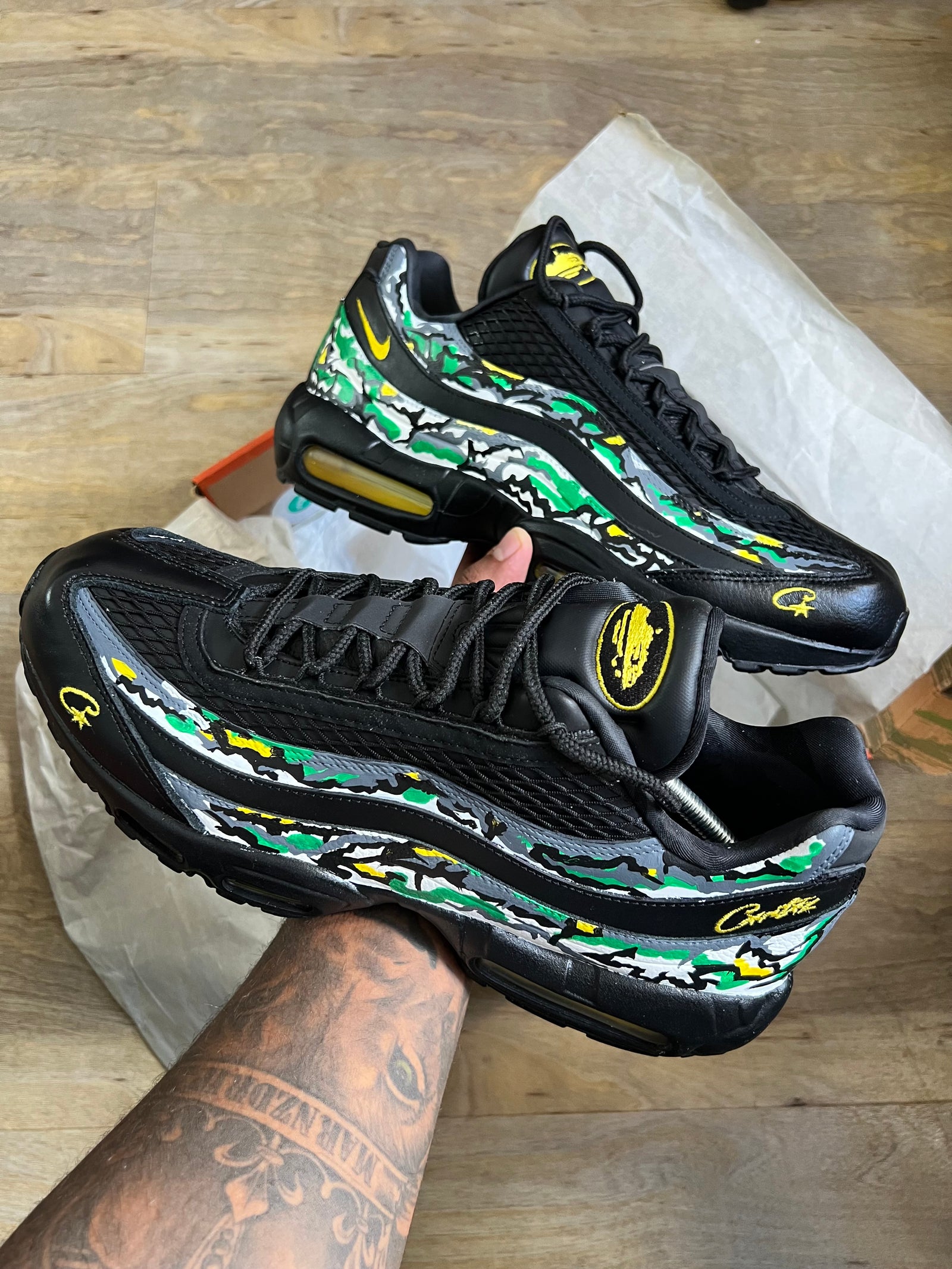 Custom Corteiz X Nike Air Max 95 (Woodland Camo)