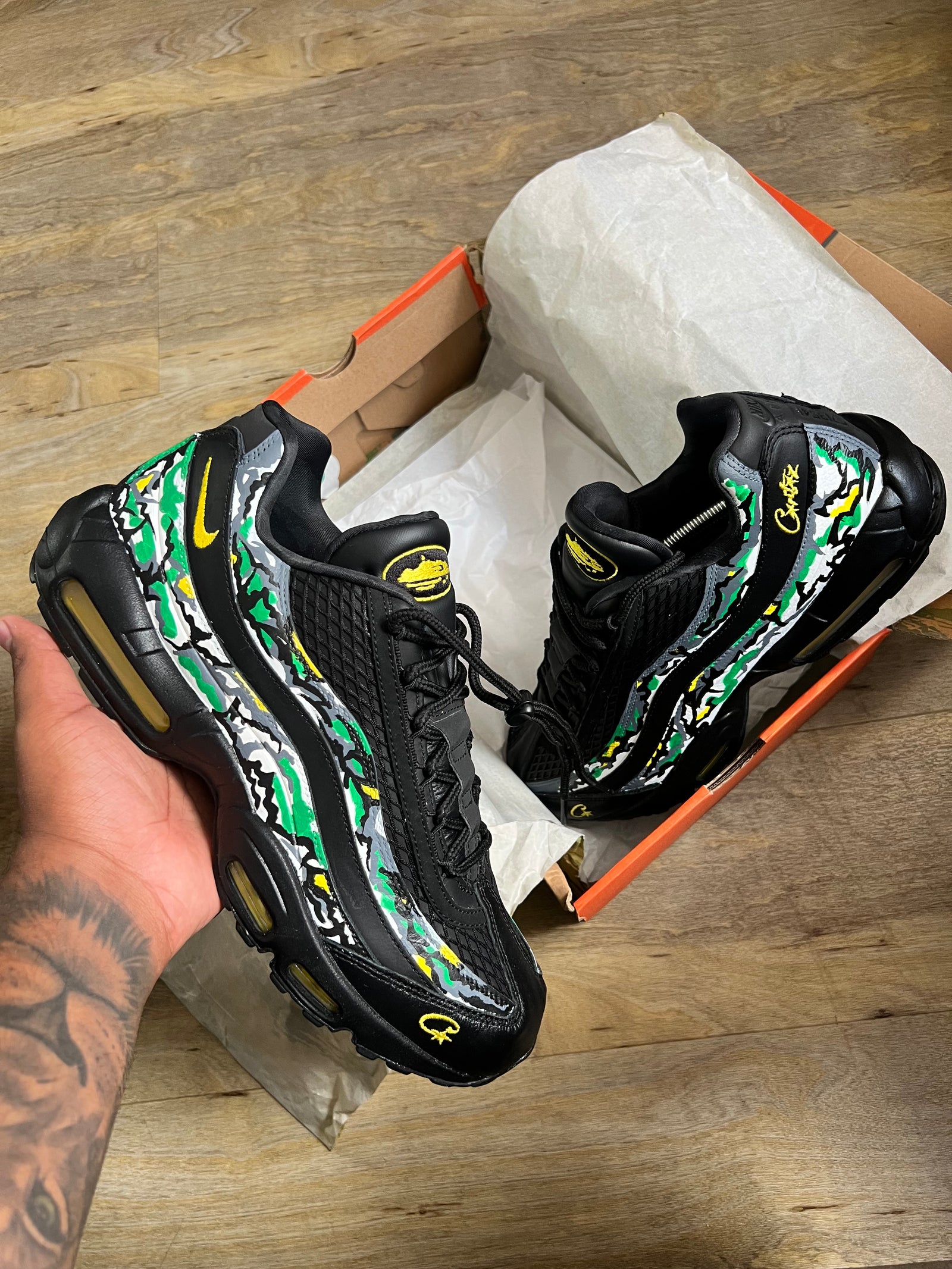 Custom Corteiz X Nike Air Max 95 (Woodland Camo)