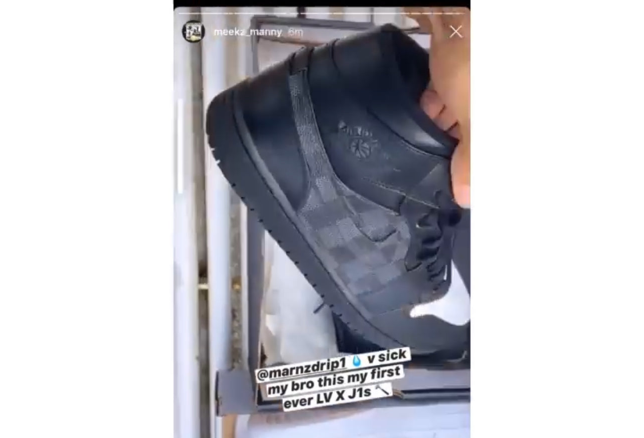 Meekz X Marnzdrip LV Jordan 1 Mid