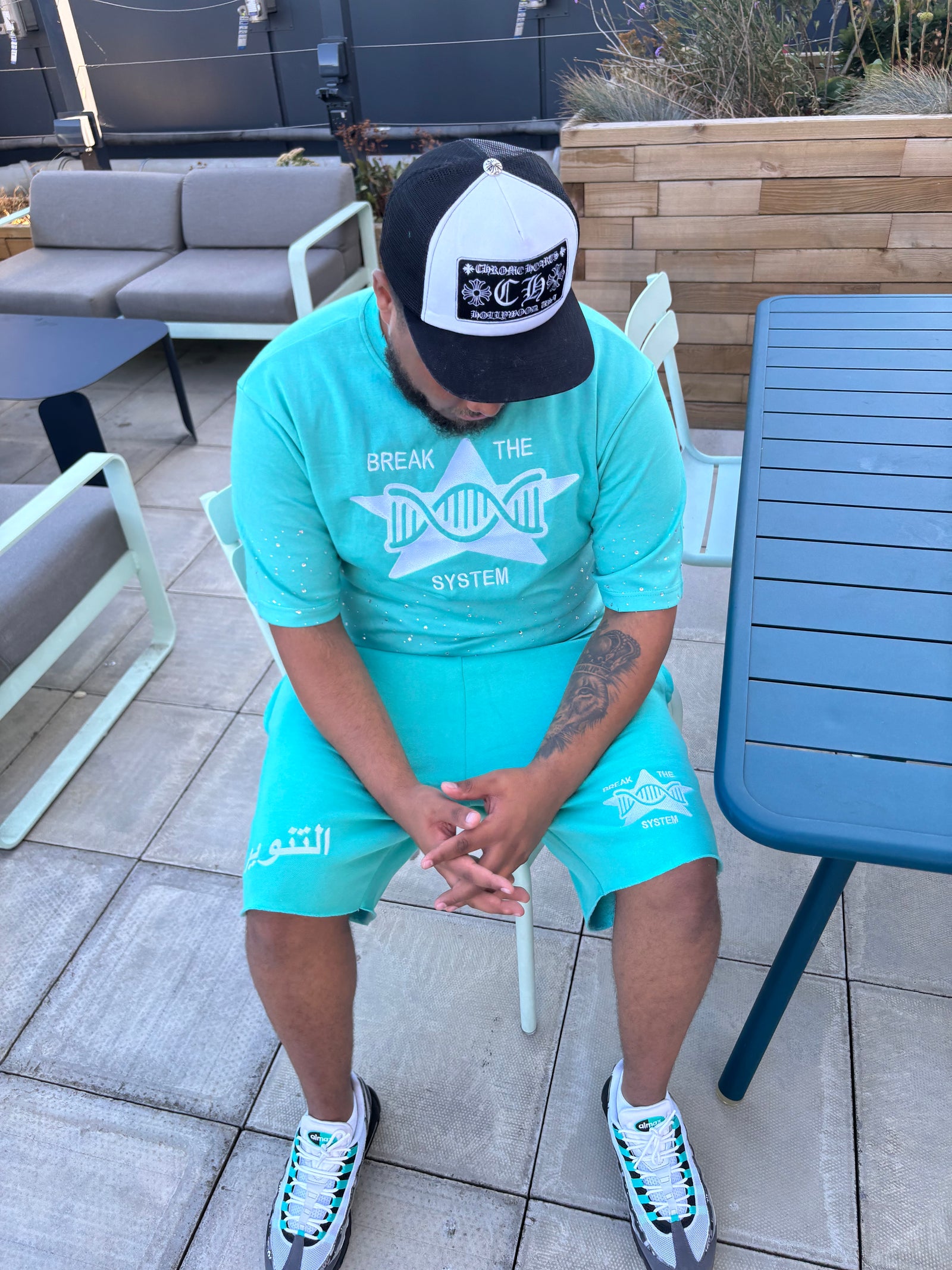 Tiffany Dreams “Break The System” T-Shirt & Shorts Set