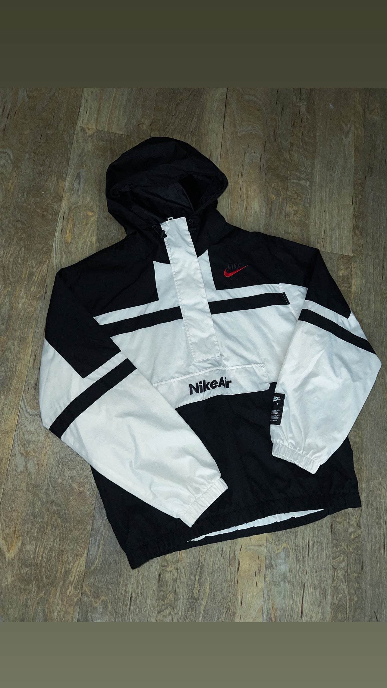 “Nike Air” Half-Zip Windbreaker Jacket