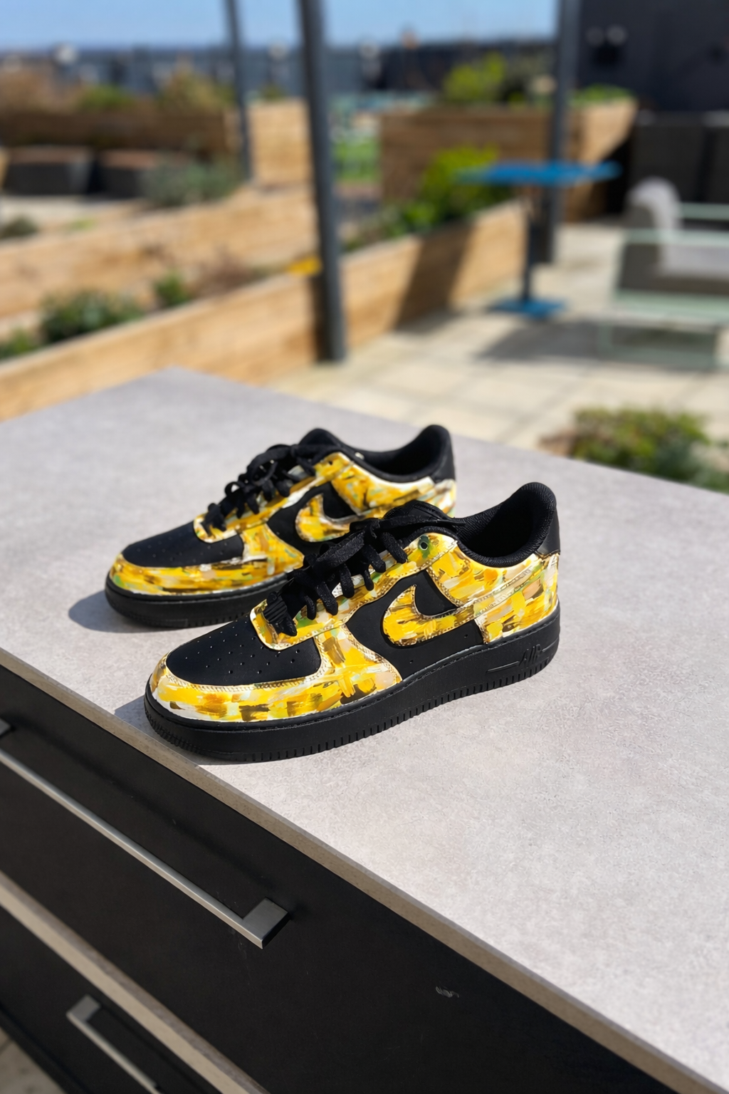 Miami Glitch Brush Stroke Nike Air Force 1