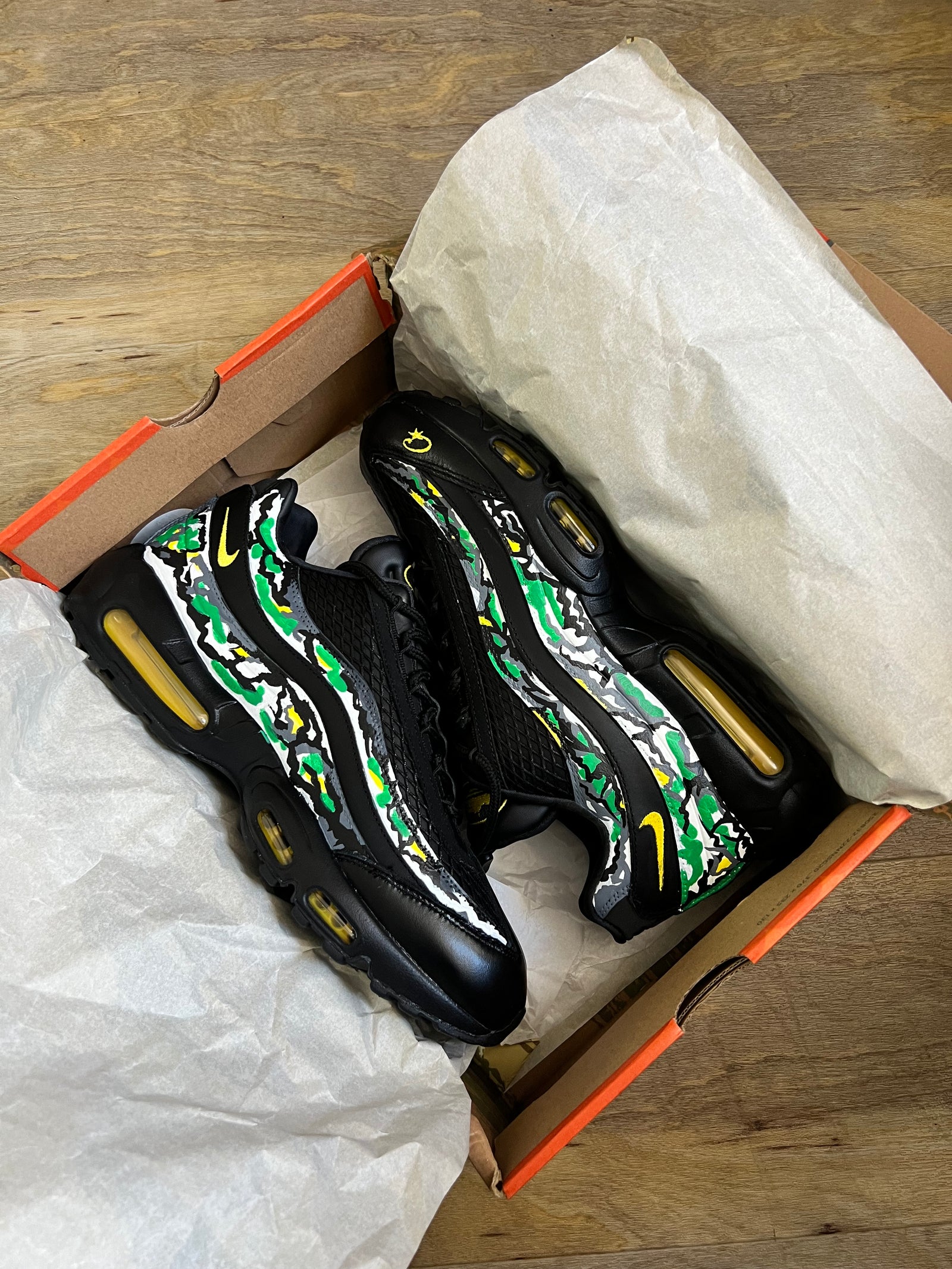 Custom Corteiz X Nike Air Max 95 (Woodland Camo)