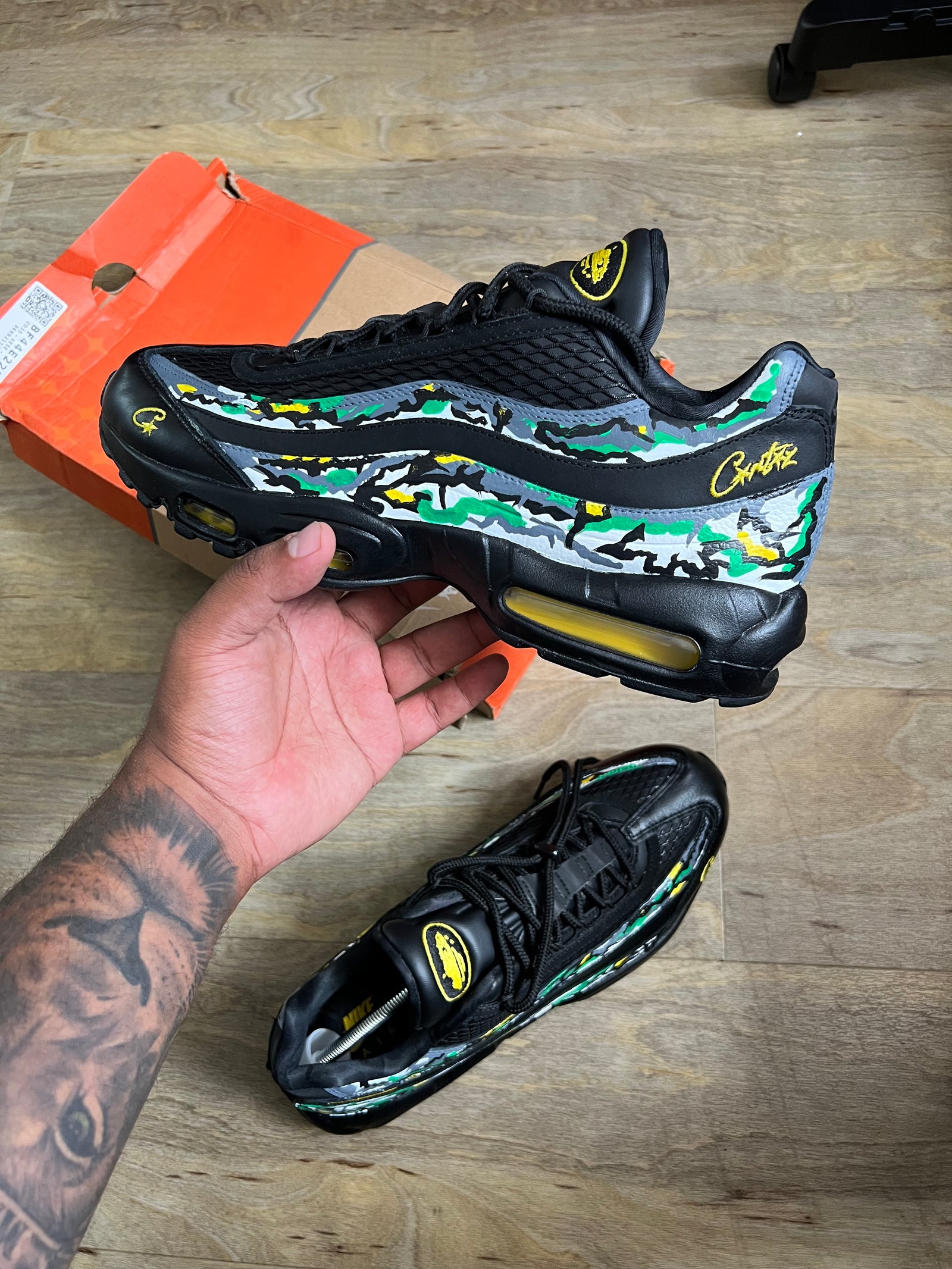 Custom Corteiz X Nike Air Max 95 (Woodland Camo)