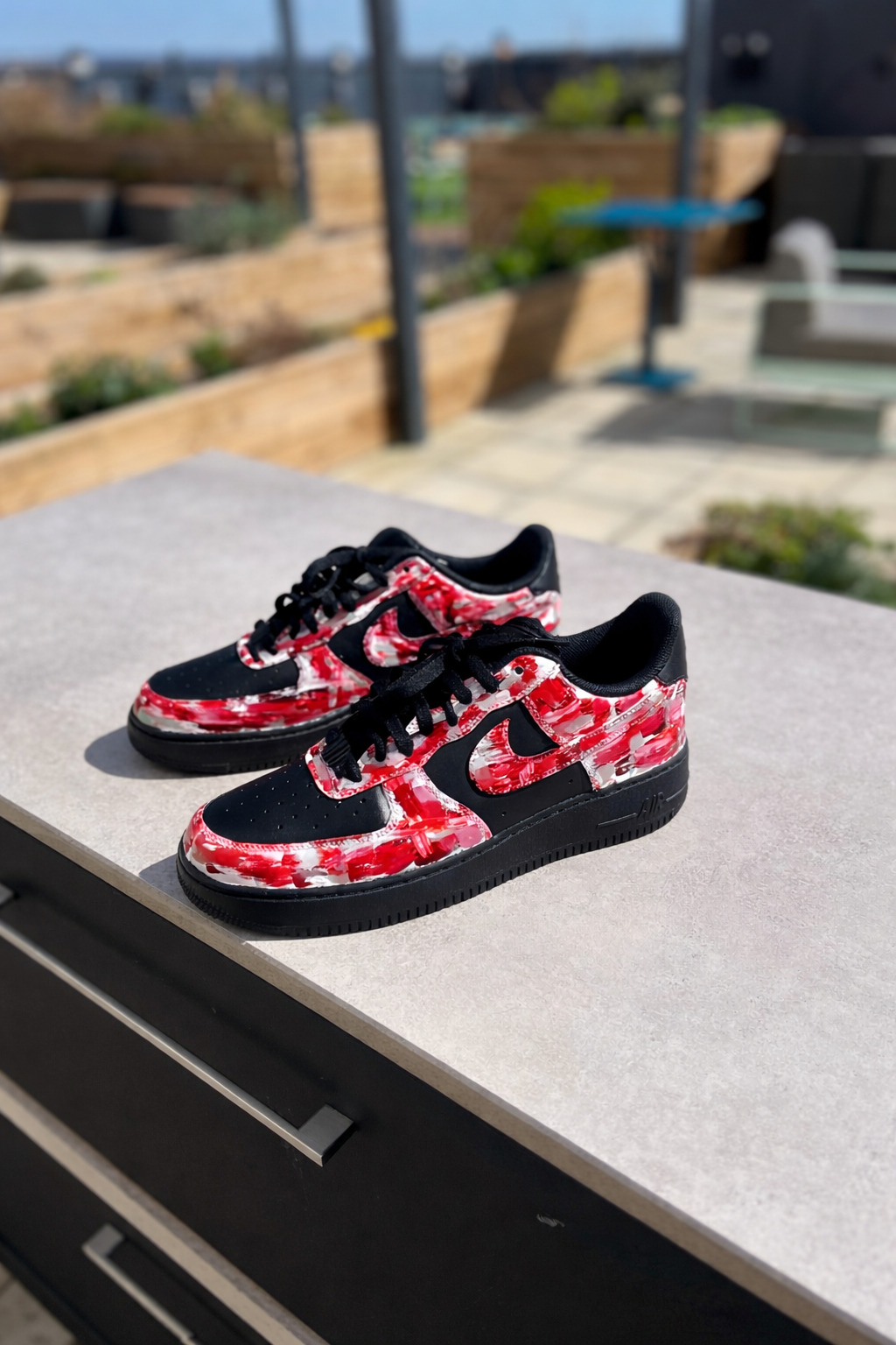 Miami Glitch Brush Stroke Nike Air Force 1