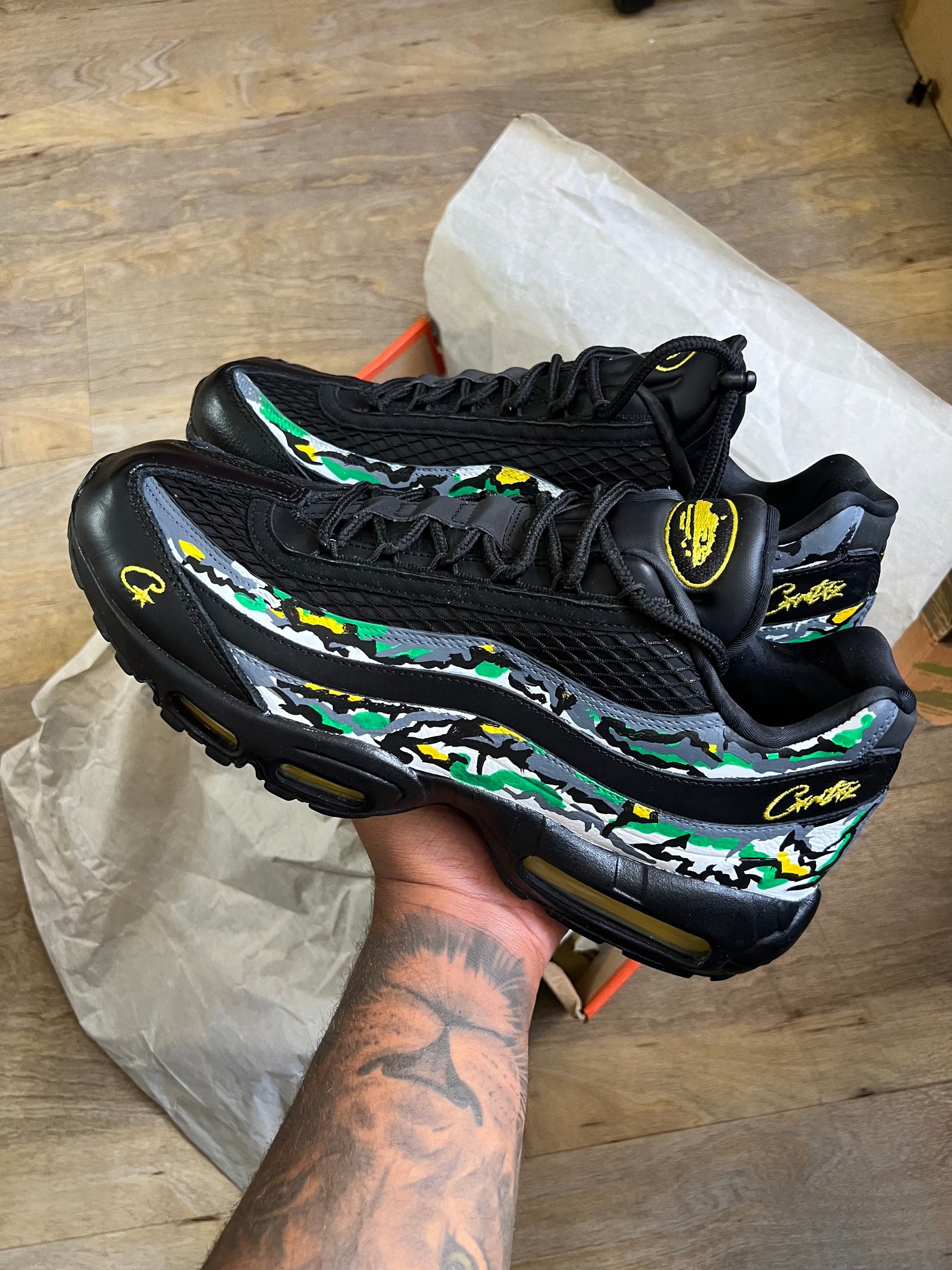 Custom Corteiz X Nike Air Max 95 (Woodland Camo)