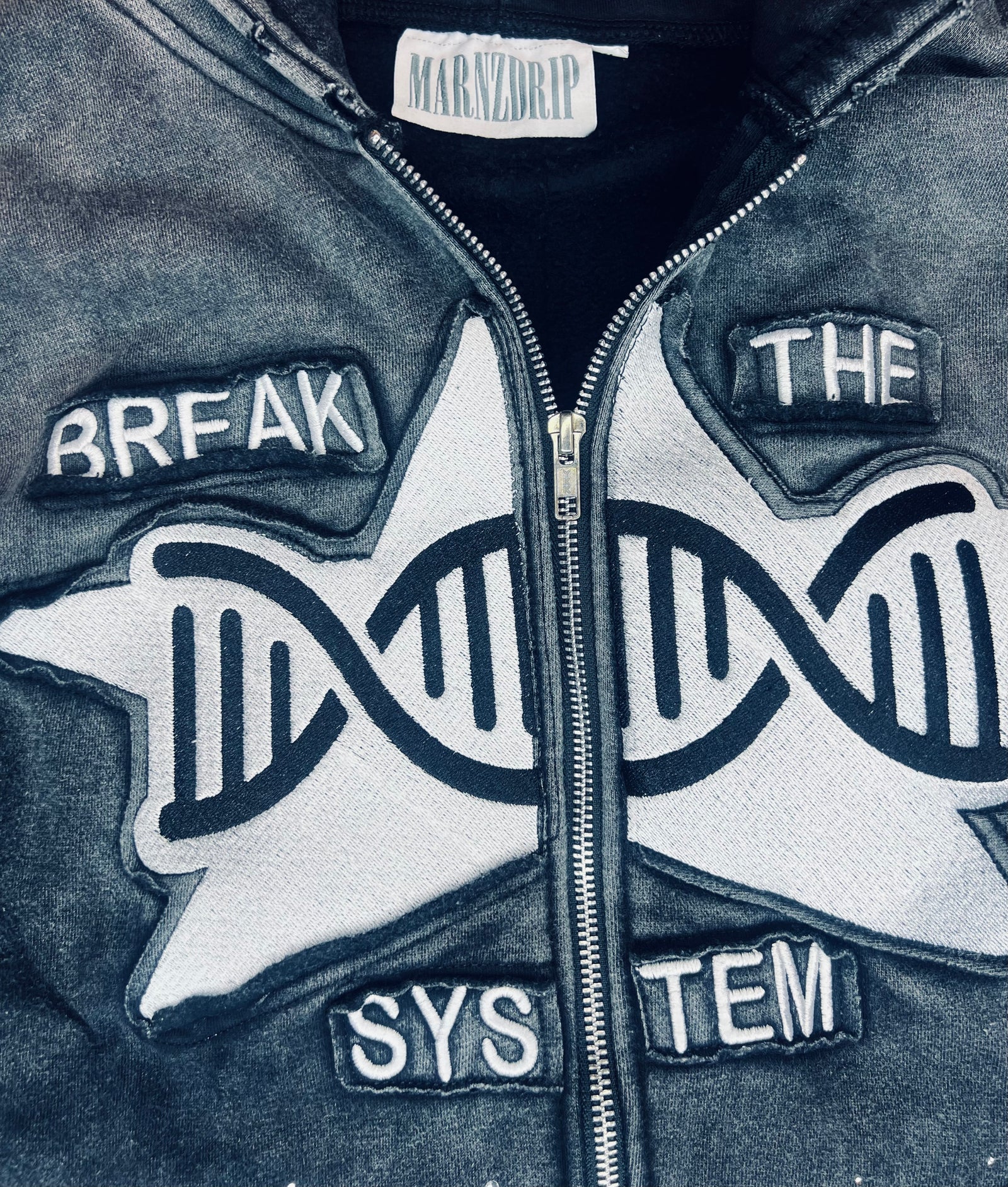 Marnzdrip Break The System 2.0 Acid Wash Diamond Tracksuit