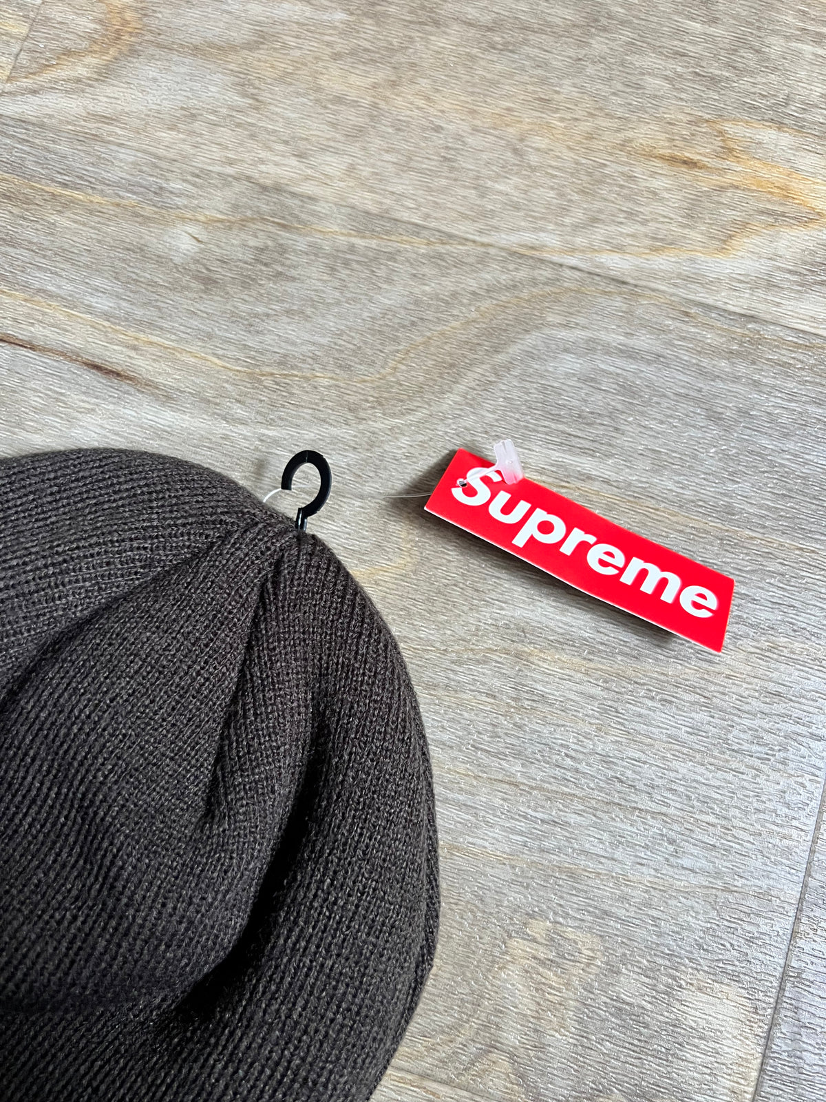 Supreme X New Era Box Logo Beanie (Brown) [FW22]