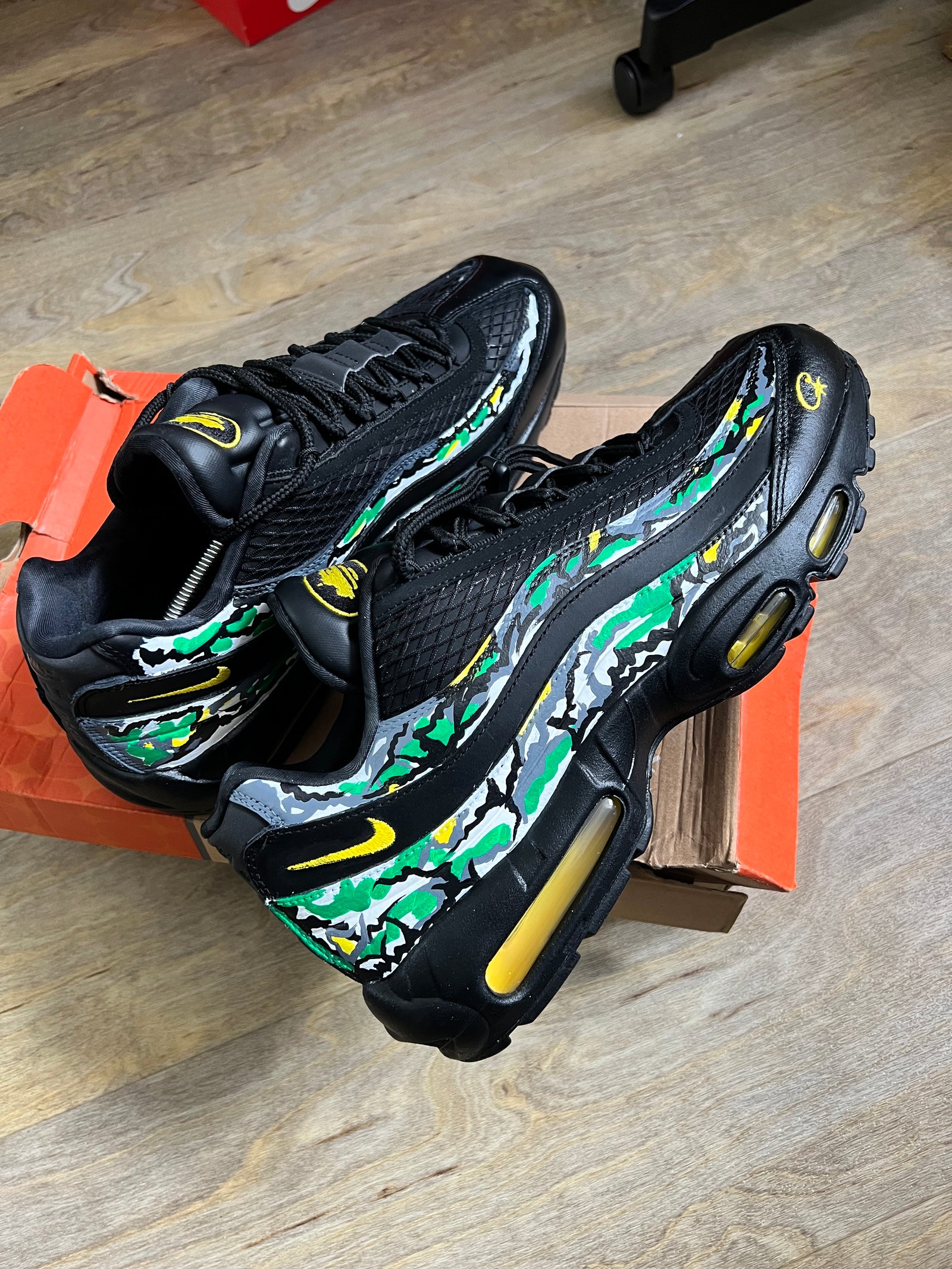 Custom Corteiz X Nike Air Max 95 (Woodland Camo)