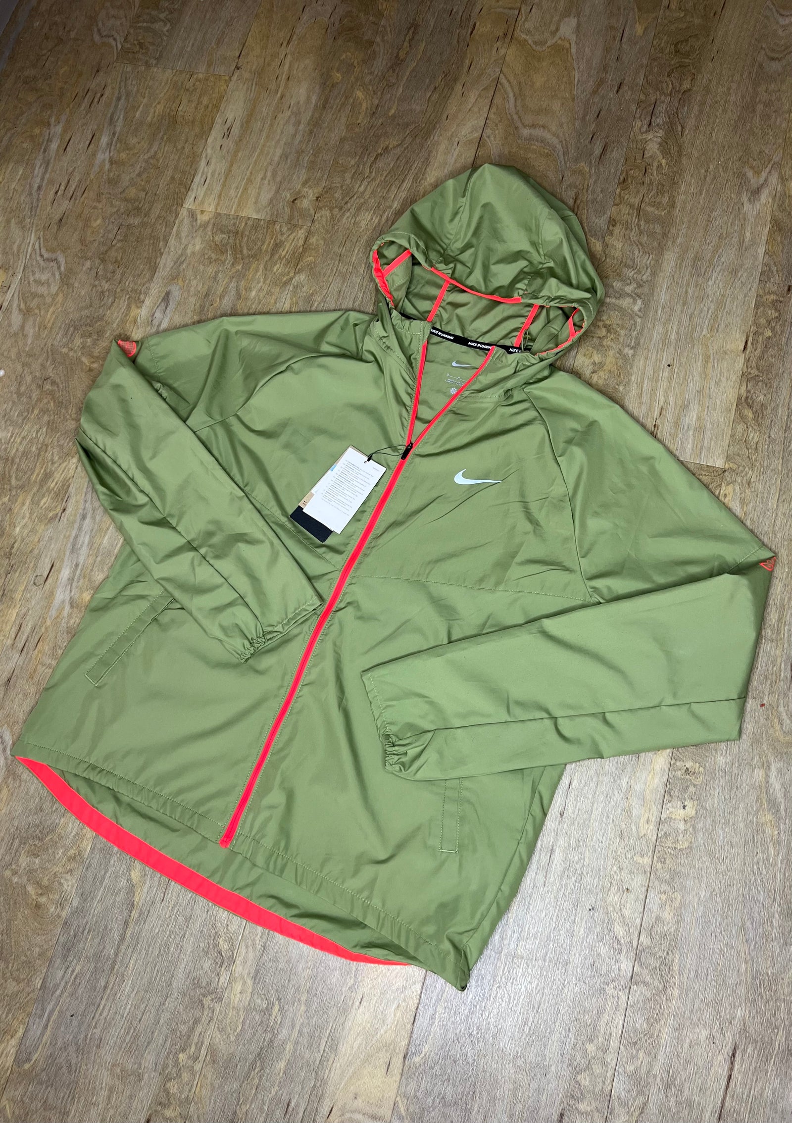 Nike Repel Running Jacket Green