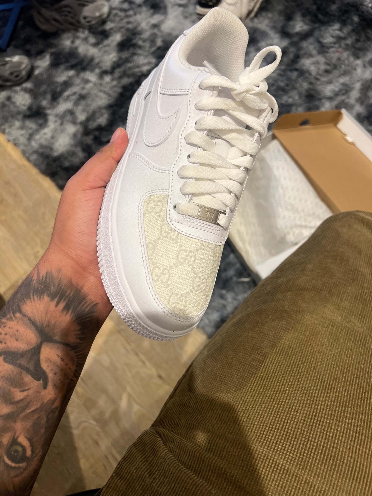 Nike Air Force 1 Gucci - White/Cream