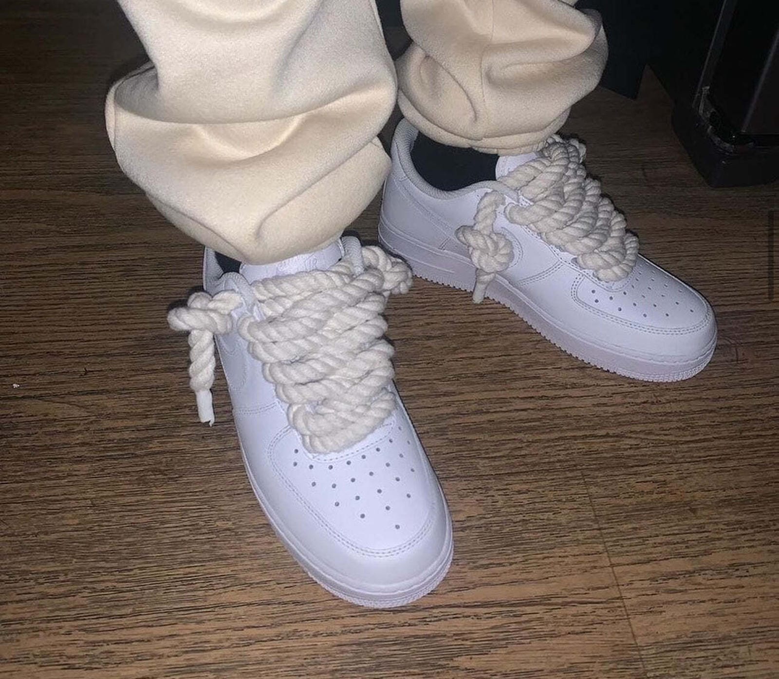 Nike Air Force 1 Rope Lace Customs
