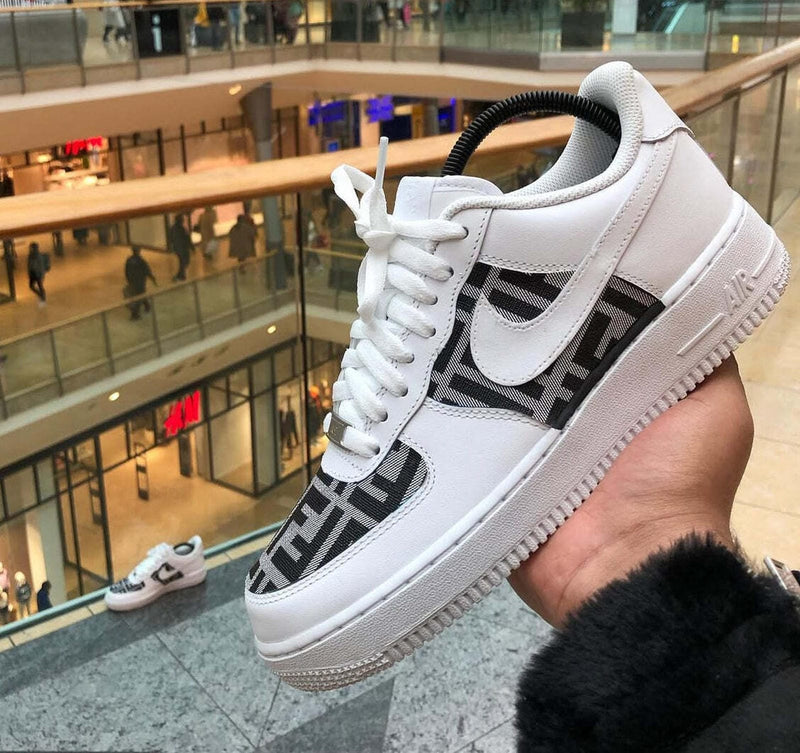 Nike Air Force 1 Fendi - Black/Grey
