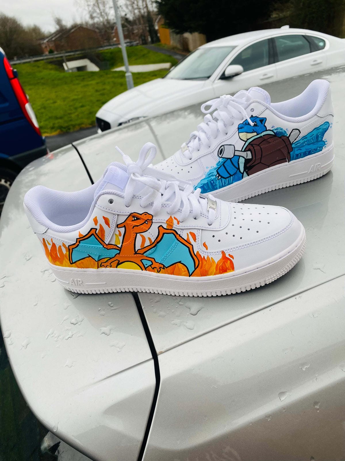 Nike Air Force 1 Pokémon Charizard & Squirtle