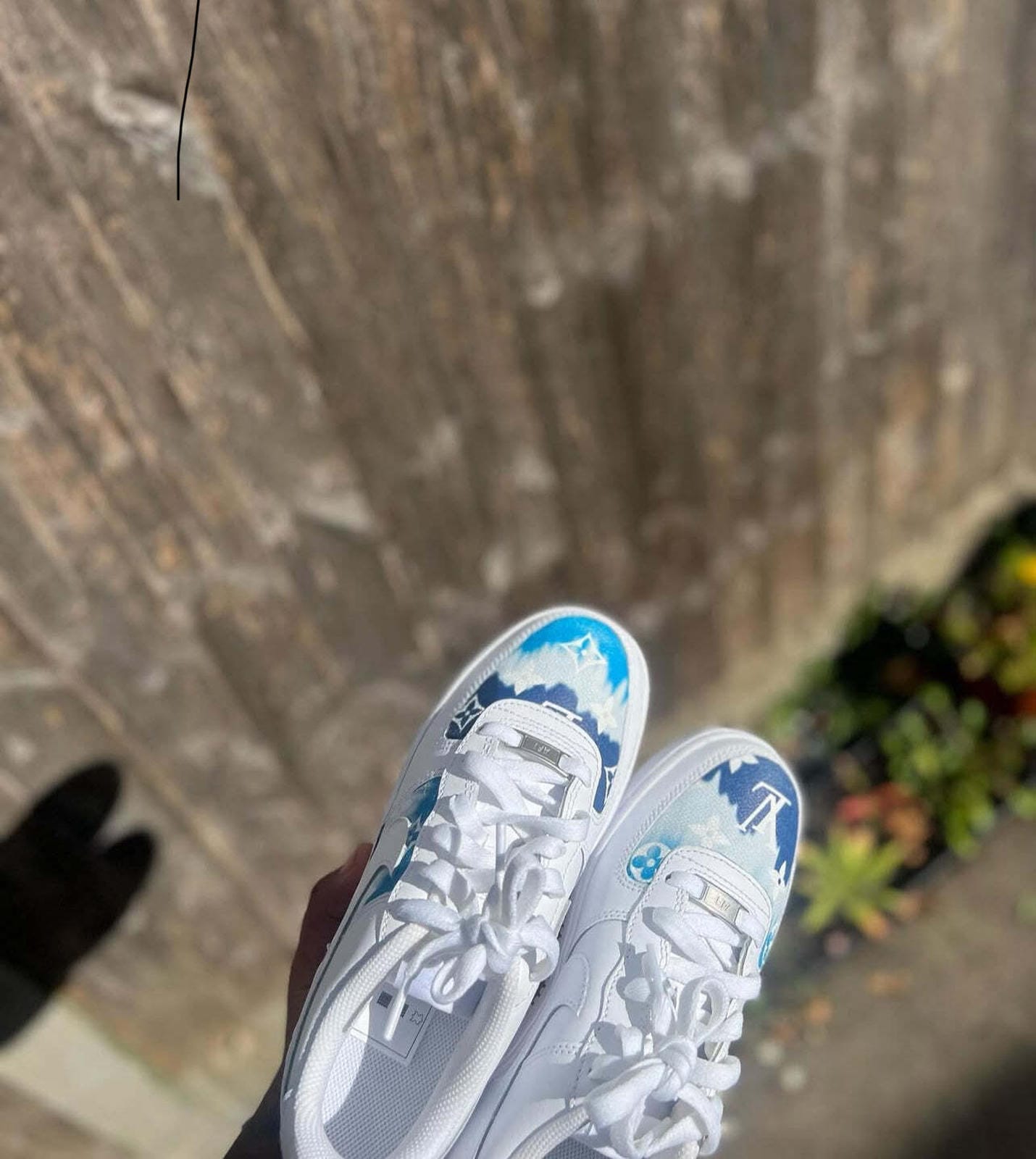 Nike Air Force 1 LV Monogram - Blue Fade