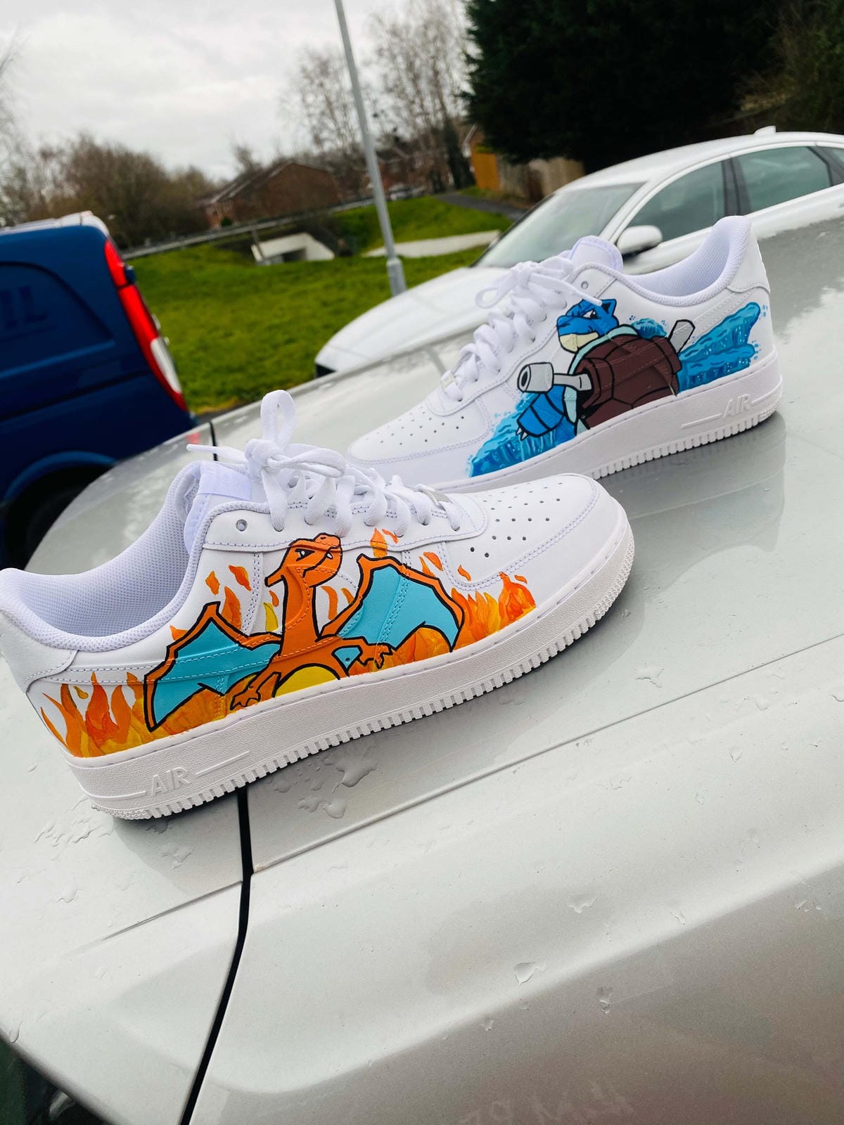 Nike Air Force 1 Pokémon Charizard & Squirtle