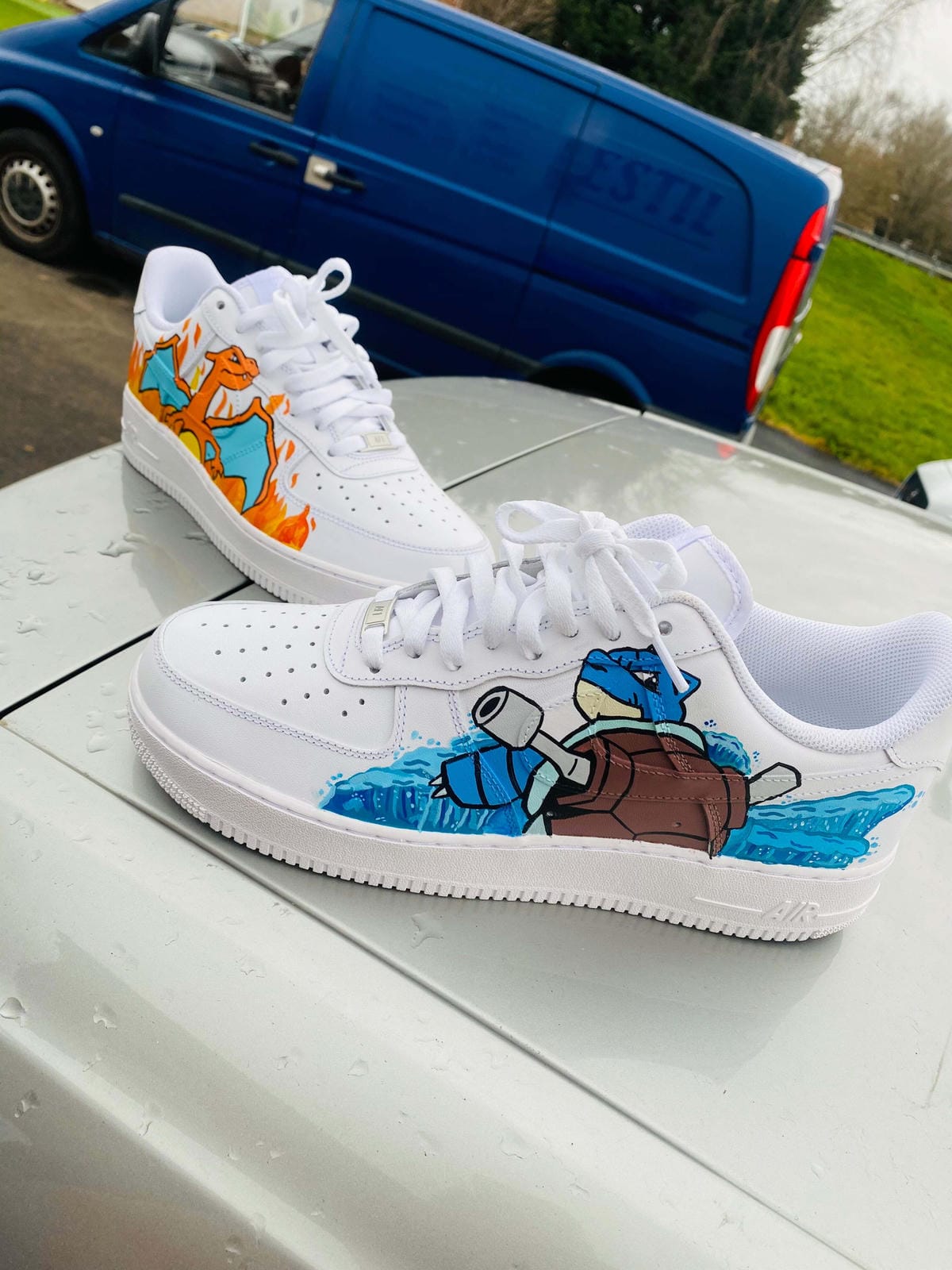 Nike Air Force 1 Pokémon Charizard & Squirtle