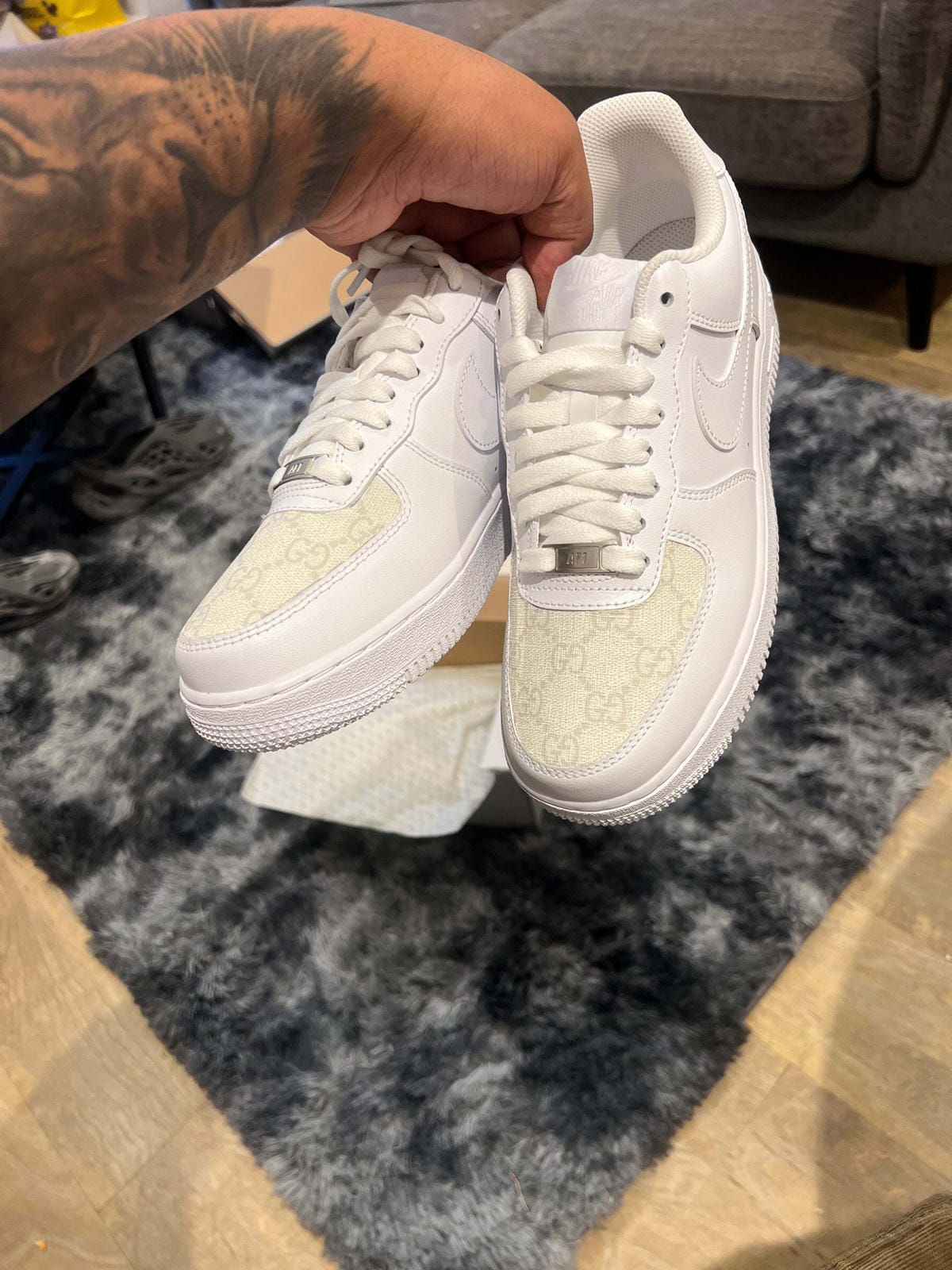 Nike Air Force 1 Gucci - White/Cream