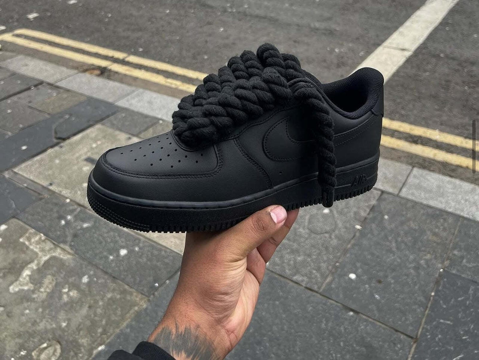 Nike Air Force 1 Rope Lace Customs