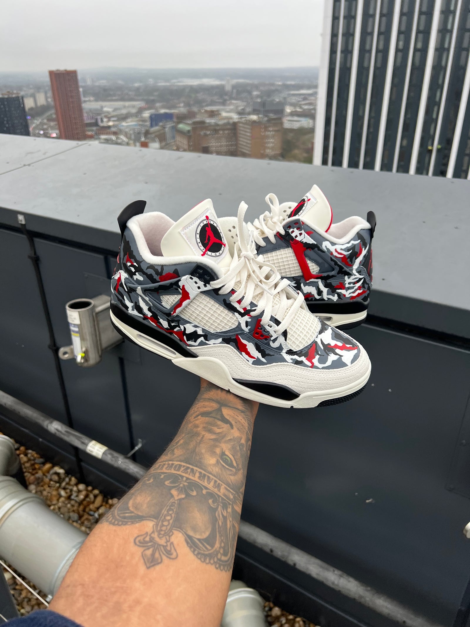 Jordan 4 Military Camo