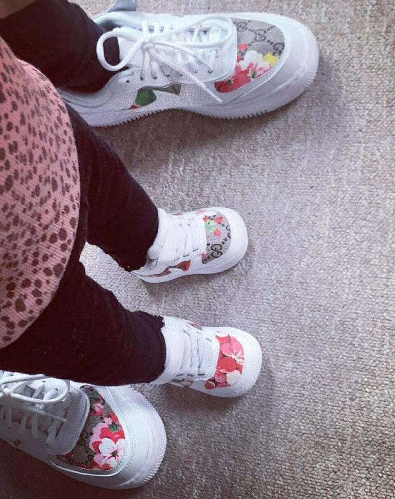 Nike Air Force 1 Pink Gucci Blooms Infant