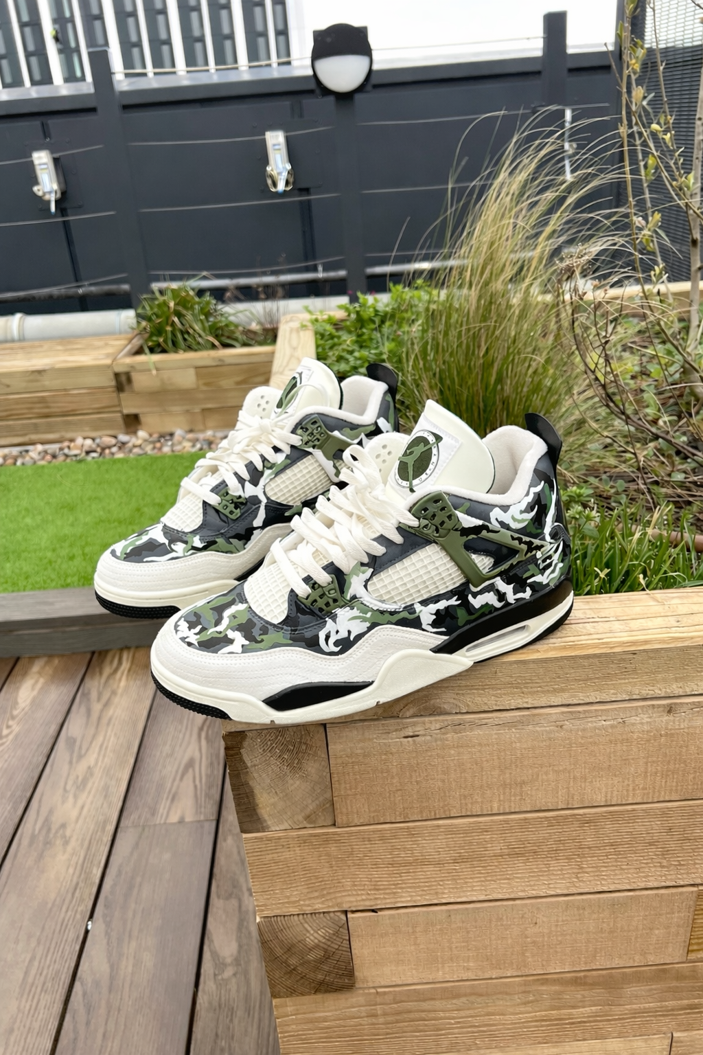 Jordan 4 Military Camo