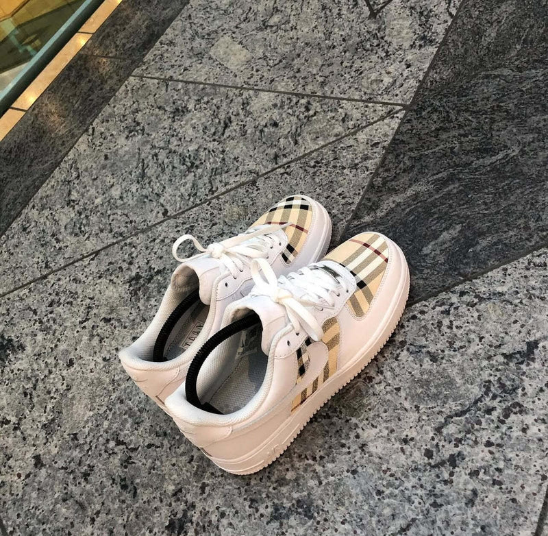 Nike Air Force 1 Burberry Tartan - Classic Yellow/Beige