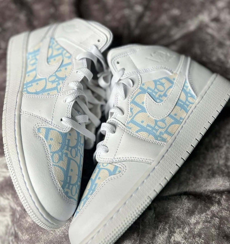Nike Air Force 1 Dior Monogram - Baby Blue