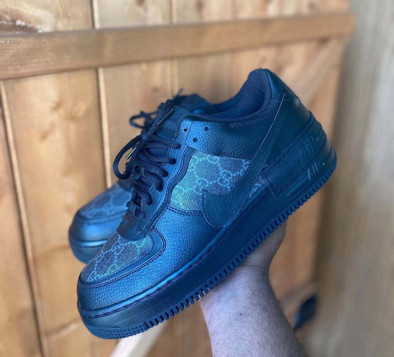 Nike Air Force 1 Gucci Monogram - Black