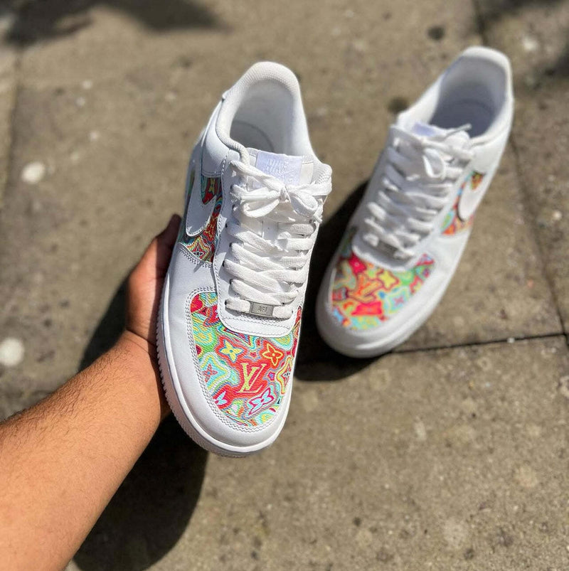 Nike Air Force 1 Optical Illusion LV Vinyl