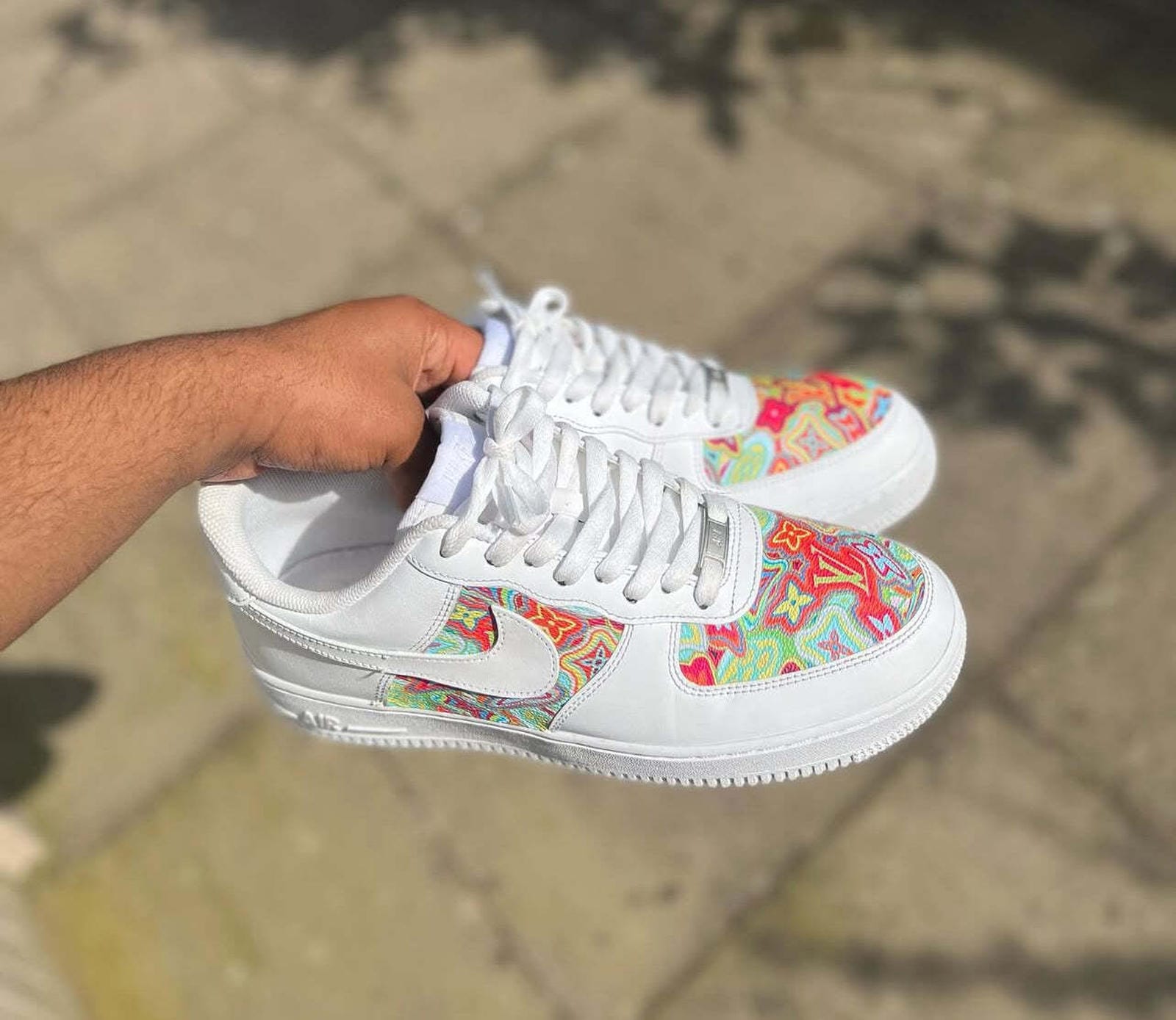 Nike Air Force 1 Optical Illusion LV Vinyl