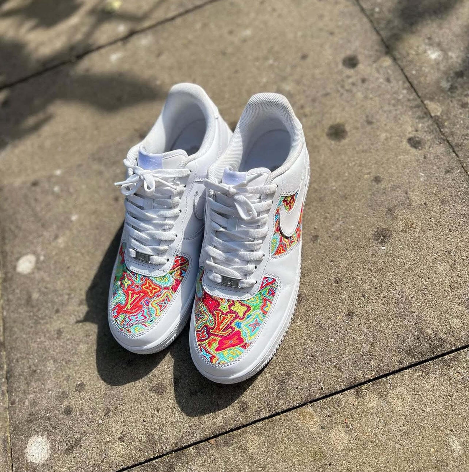 Nike Air Force 1 Optical Illusion LV Vinyl