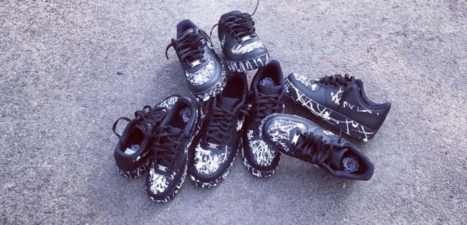 Nike Air Force 1 Venom Pack Paint Splash