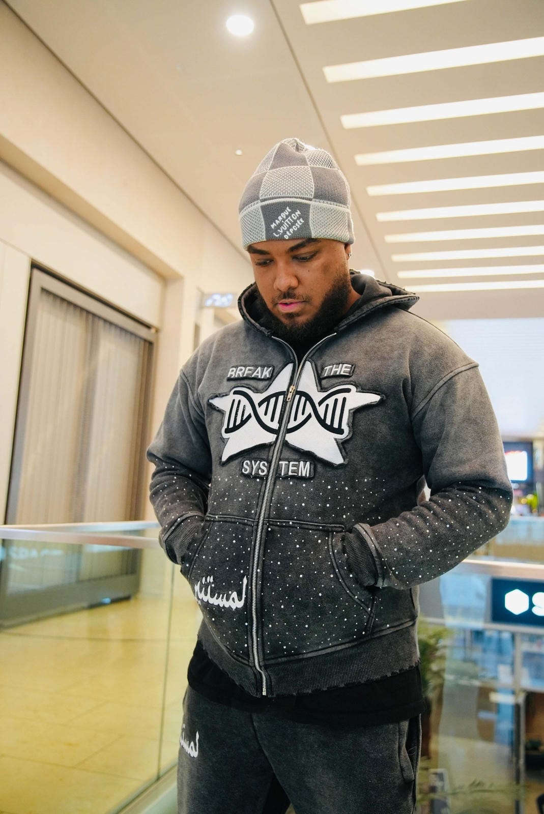 Marnzdrip Break The System 2.0 Acid Wash Diamond Tracksuit